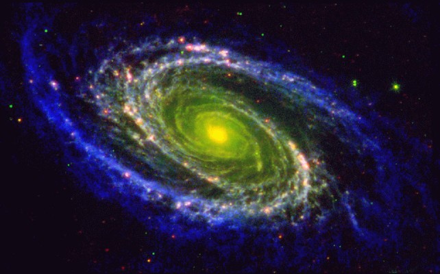 Eine Spiralgalaxie ähnlich der in der wir leben Eine Spiralgalaxie ähnlich der in der wir leben